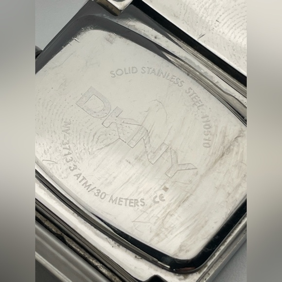 DKNY NY-3713 Crystal Pavé Cuff Bracelet Watch | Box + Extra Link - Picture 6 of 8